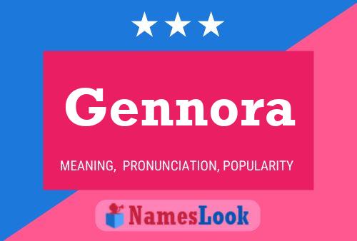 Gennora Name Poster