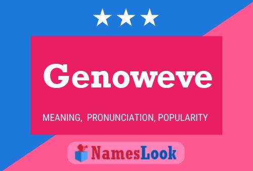 Genoweve Name Poster