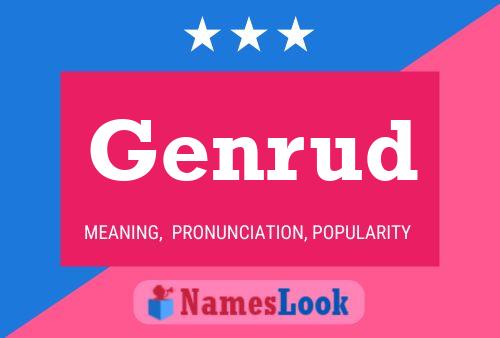 Genrud Name Poster