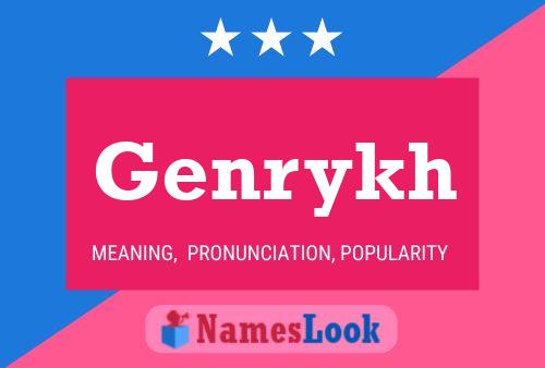 Genrykh Name Poster