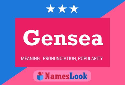 Gensea Name Poster