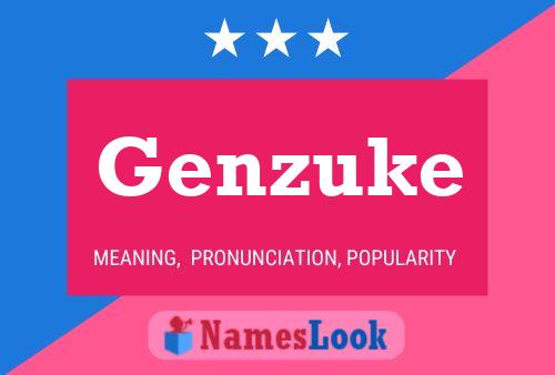 Genzuke Name Poster