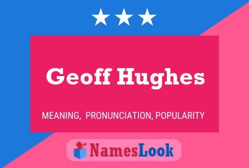 Geoff Hughes Name Poster