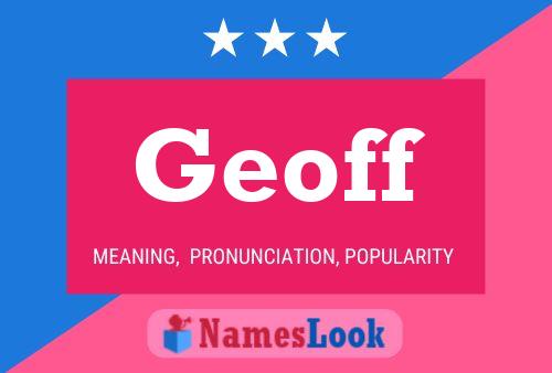 Geoff Name Poster