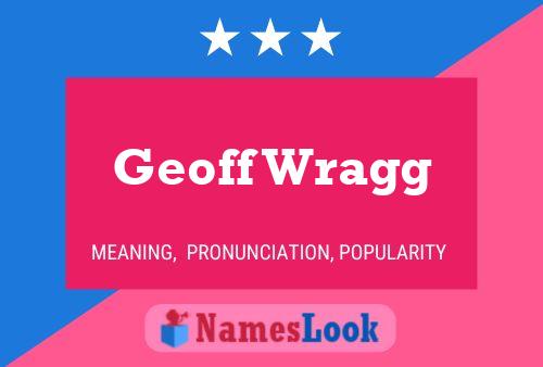 Geoff Wragg Name Poster