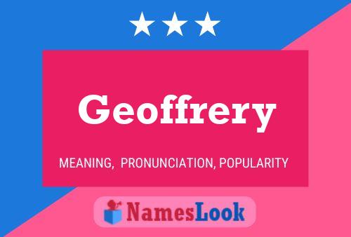 Geoffrery Name Poster