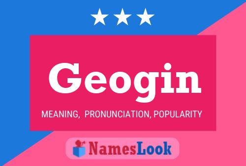 Geogin Name Poster