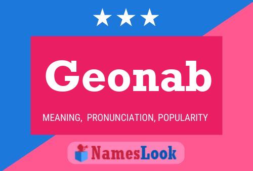 Geonab Name Poster