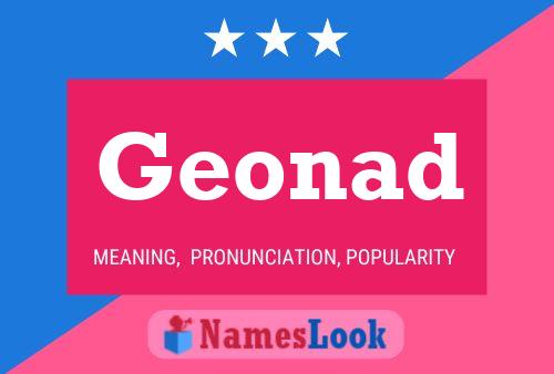 Geonad Name Poster