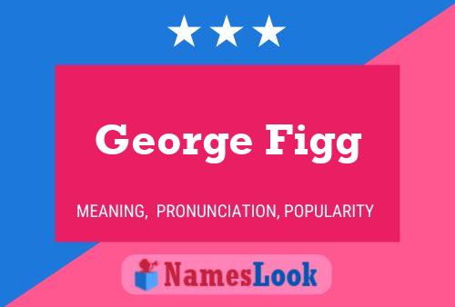 George Figg Name Poster