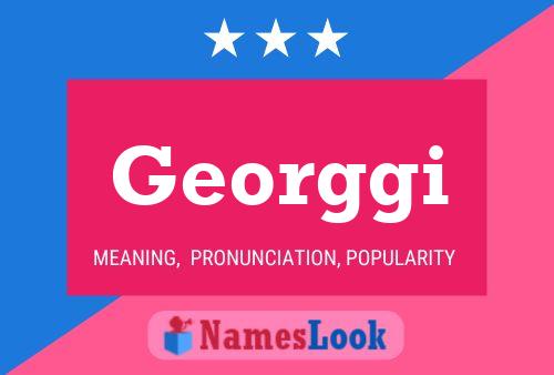 Georggi Name Poster