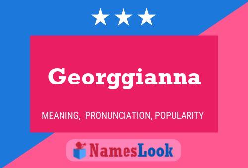 Georggianna Name Poster