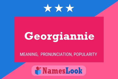 Georgiannie Name Poster