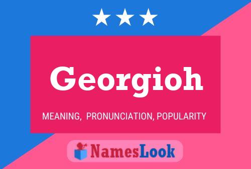 Georgioh Name Poster