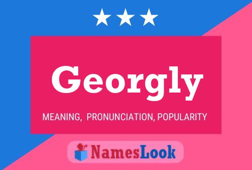 Georgly Name Poster