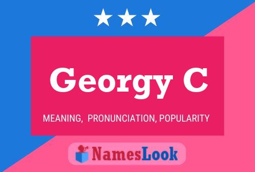 Georgy C Name Poster