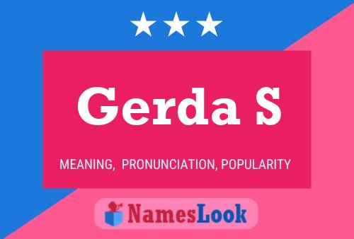 Gerda S Name Poster