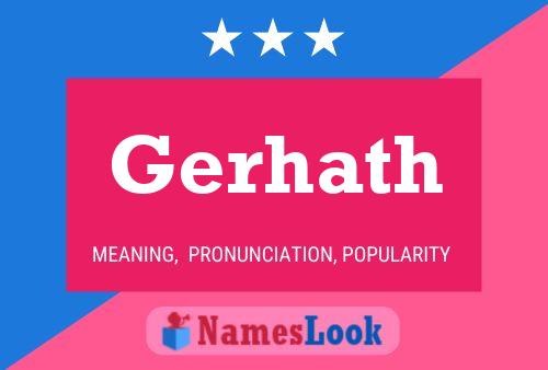 Gerhath Name Poster