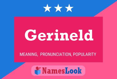 Gerineld Name Poster