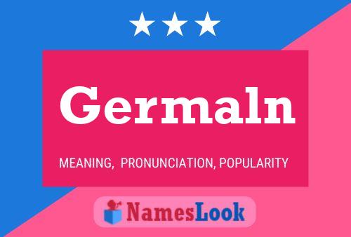 Germaln Name Poster