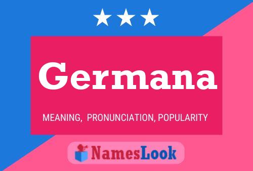 Germana Name Poster