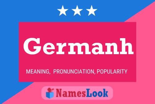 Germanh Name Poster