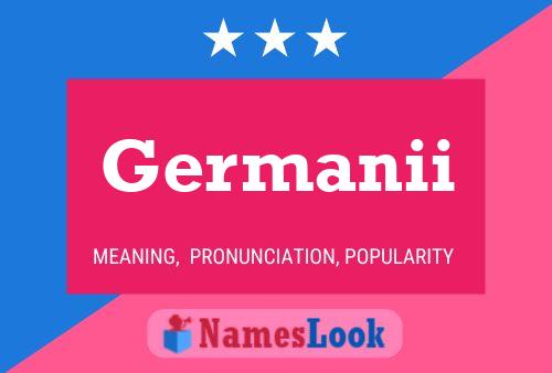 Germanii Name Poster