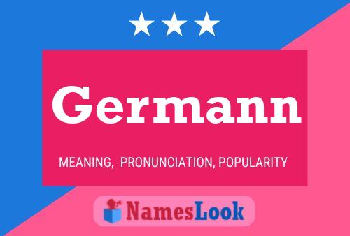 Germann Name Poster