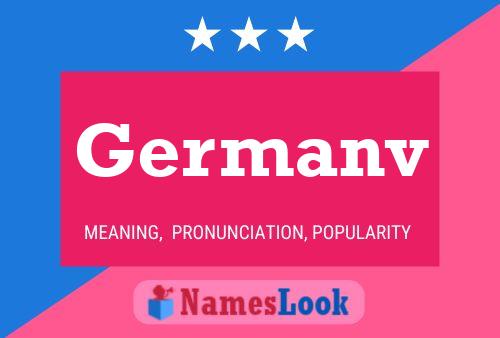 Germanv Name Poster