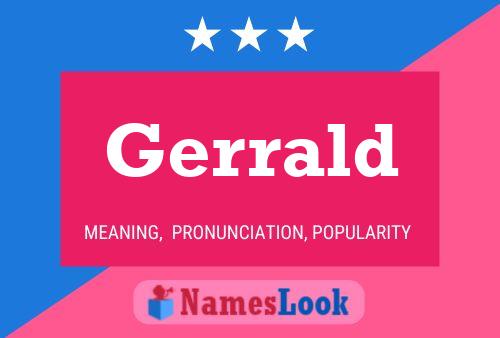 Gerrald Name Poster