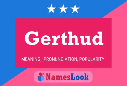 Gerthud Name Poster