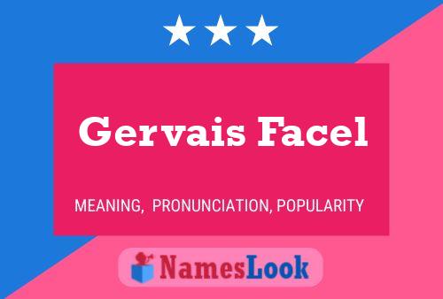 Gervais Facel Name Poster