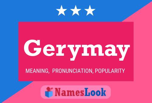 Gerymay Name Poster