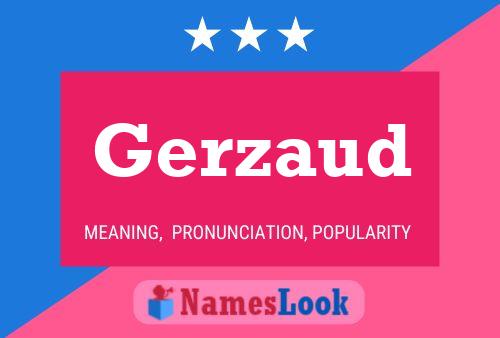 Gerzaud Name Poster