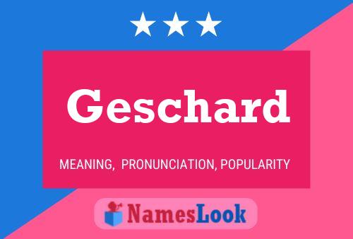 Geschard Name Poster