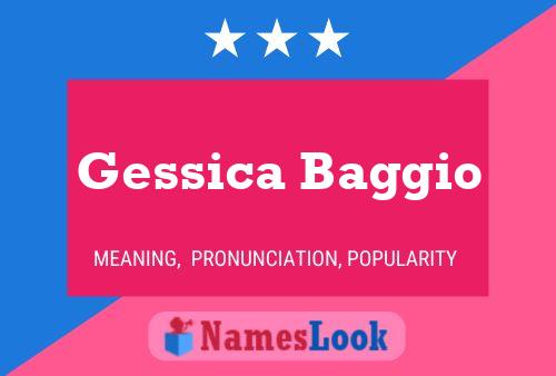 Gessica Baggio Name Poster