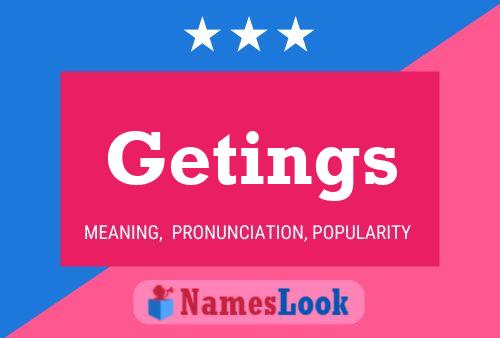 Getings Name Poster