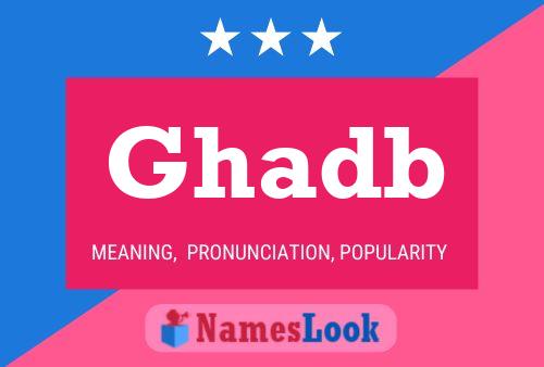 Ghadb Name Poster