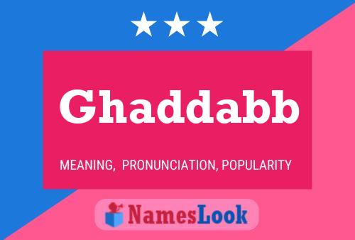 Ghaddabb Name Poster