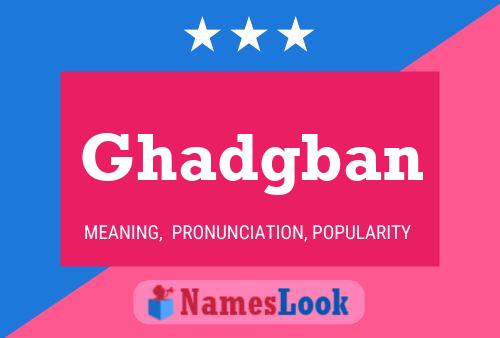 Ghadgban Name Poster