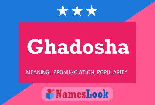 Ghadosha Name Poster