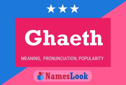 Ghaeth Name Poster