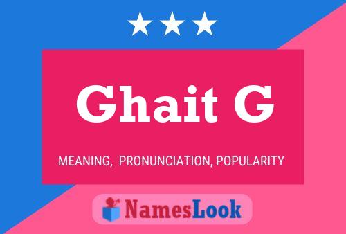 Ghait G Name Poster