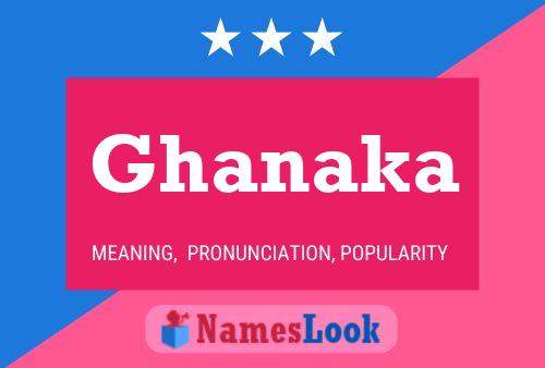 Ghanaka Name Poster