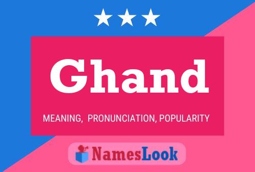 Ghand Name Poster