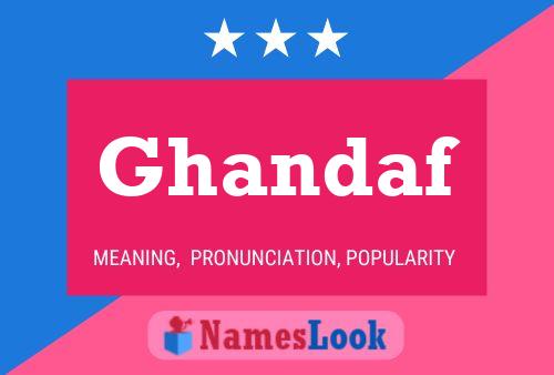 Ghandaf Name Poster