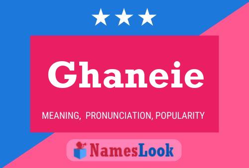 Ghaneie Name Poster