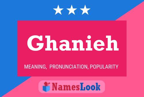 Ghanieh Name Poster