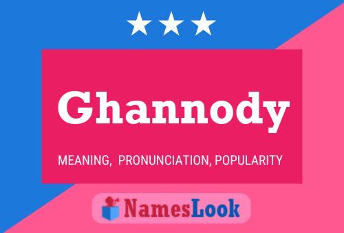 Ghannody Name Poster