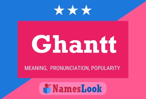 Ghantt Name Poster